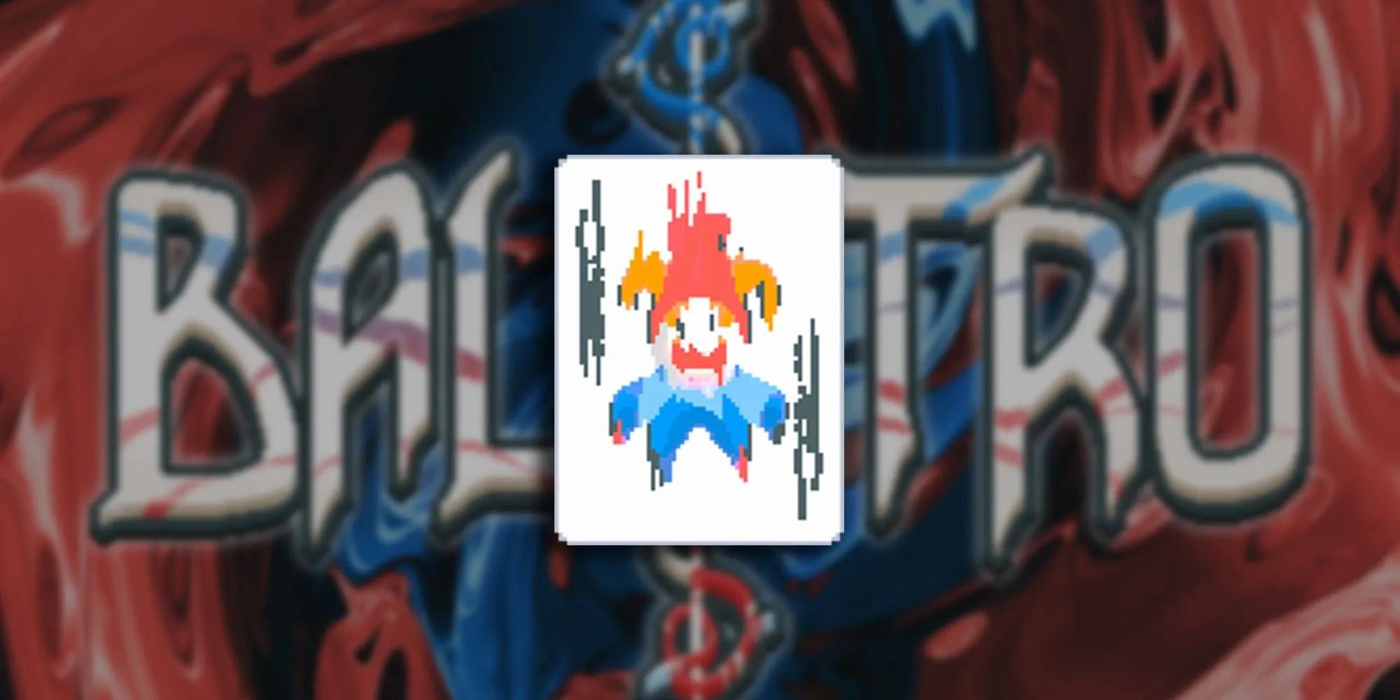 smeared joker card