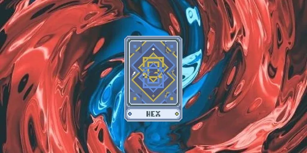 The Hex card in Balatro